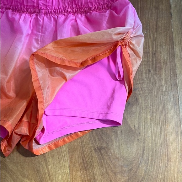 Victoria's Secret Pink and Orange Gradient Athletic Shorts - Picture 4 of 7